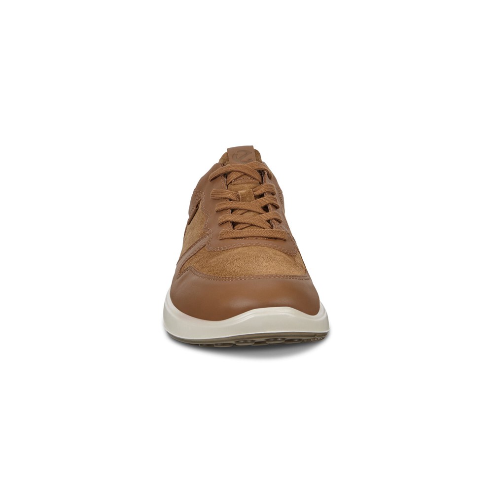 Mens Sneakers - ECCO Soft 7 Runners - Brown - 8764JTHGN